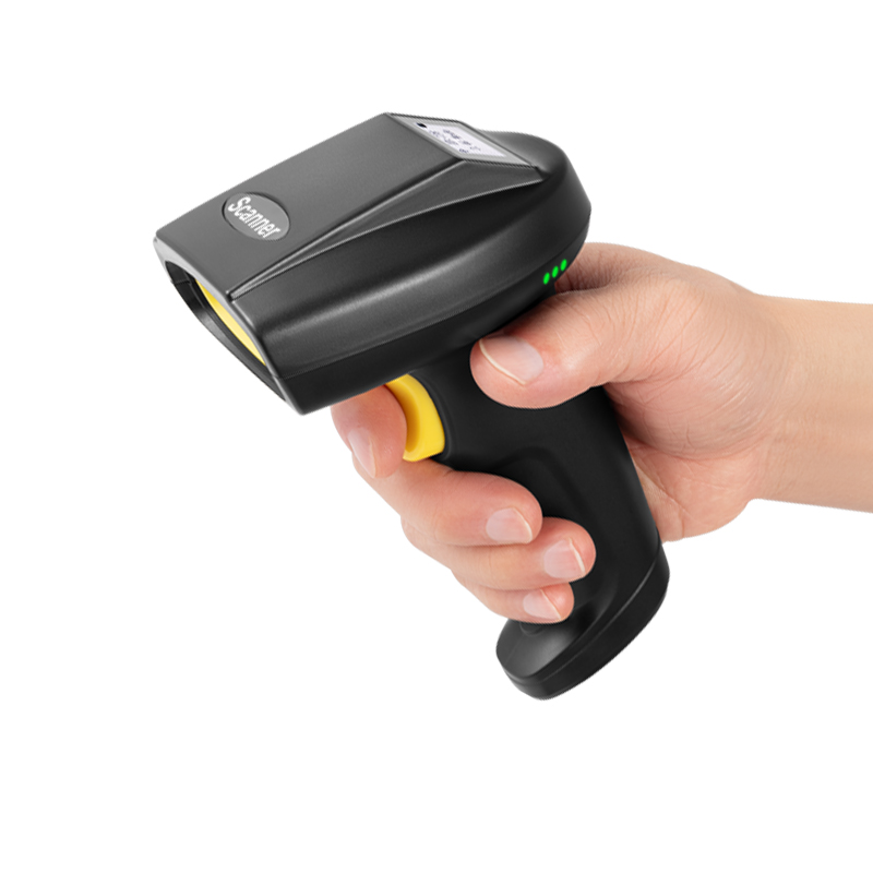 Document Scanner Portable - 2D有線&2.4Gワイヤレスバーコードスキャナー、高性能QRコードリーダー