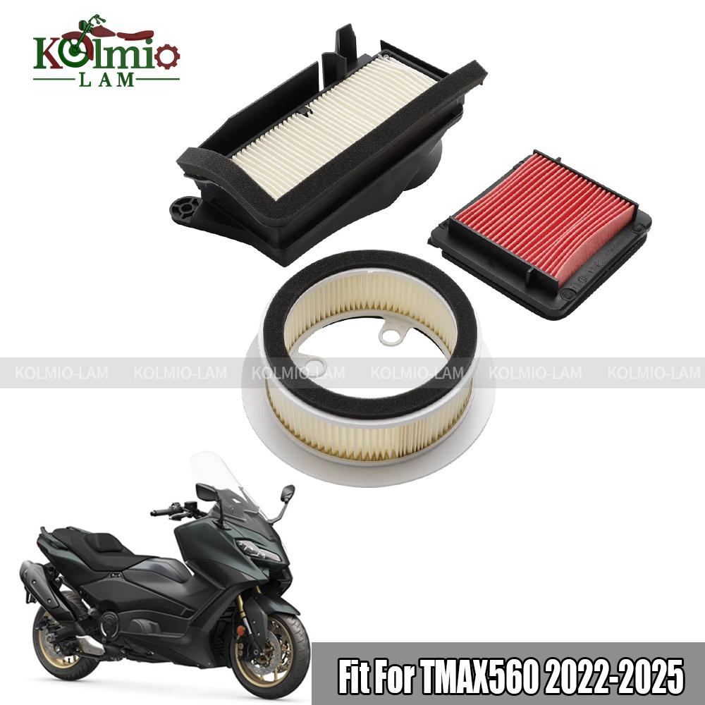 Tech Woven Accessories - 2022-2026年式TMAX560 T-MAX 560オートバイアクセサリーエアフィルターインテーククリーナーTMAX 560 T-MAX560 Tech