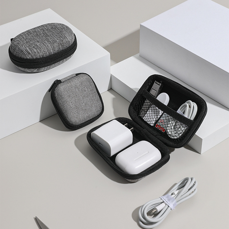 Tech Accessories Storage - トラベルケーブルオーガナイザーエレクトロニクスオーガナイザーポータブルハイテクアクセサリーポーチバッグケーブル充電器電源イヤホン JAF217
