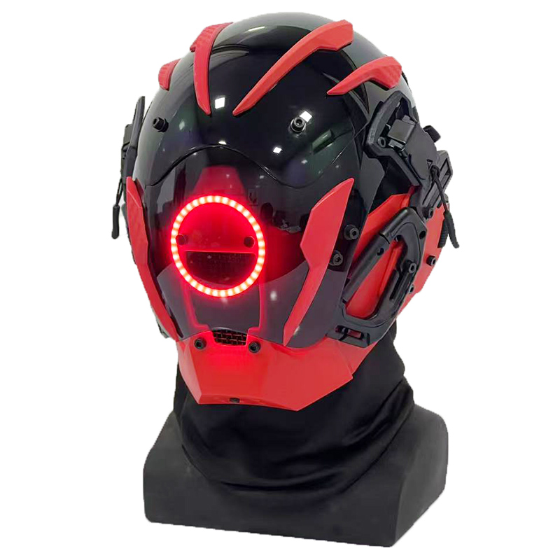 Tech Wear Accessories - JAUPTO パンクマスク コスプレ 男女兼用 テックウェアマスク ハロウィンマスク