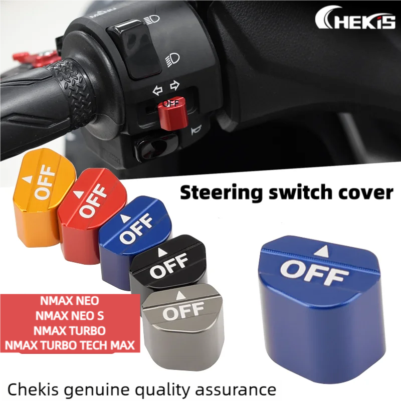 Nmax Tech Max Accessories - CHEKISは、ヤマハNMAX NEO/NEO S NMAX TURBO/TECH MAX/ターボテックマックス究極の改造アクセサリーウインカーボタンアルミ合金左右ウインカースイッチボタンに適しています。