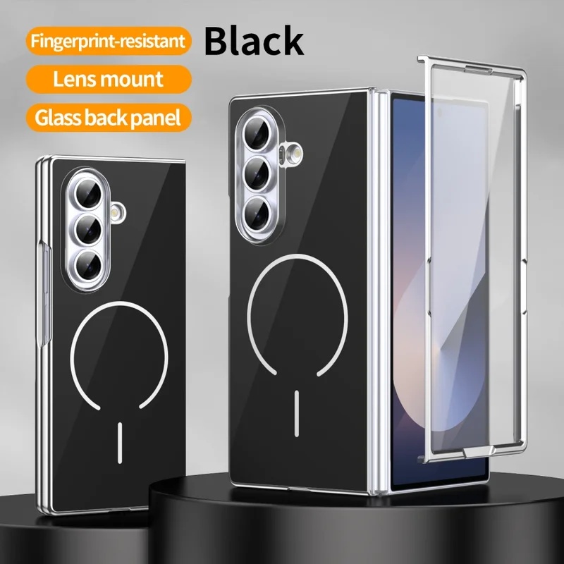 Tech Accessories Business - ガラス製マグネット式折りたたみスマホケース Samsung Galaxy Z Fold 7