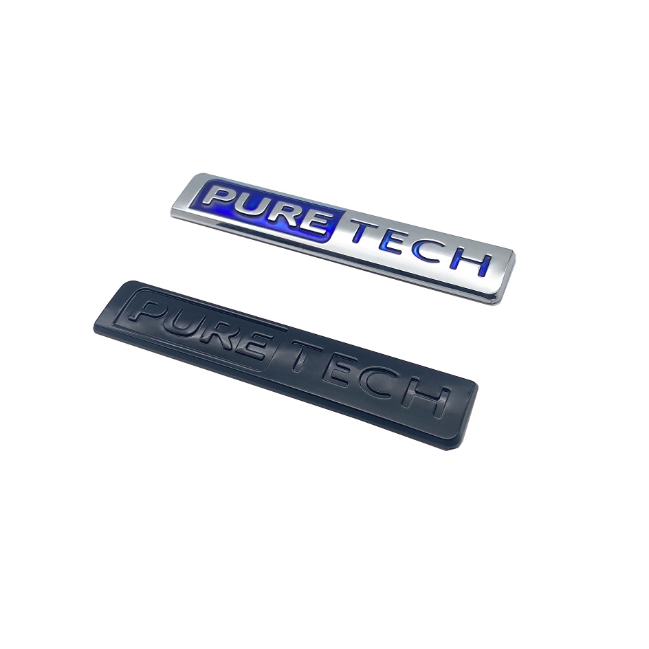 Tech Accessories Logo - ABS 文字ピュアテックエンブレムプジョー 5008 408 3008 2008