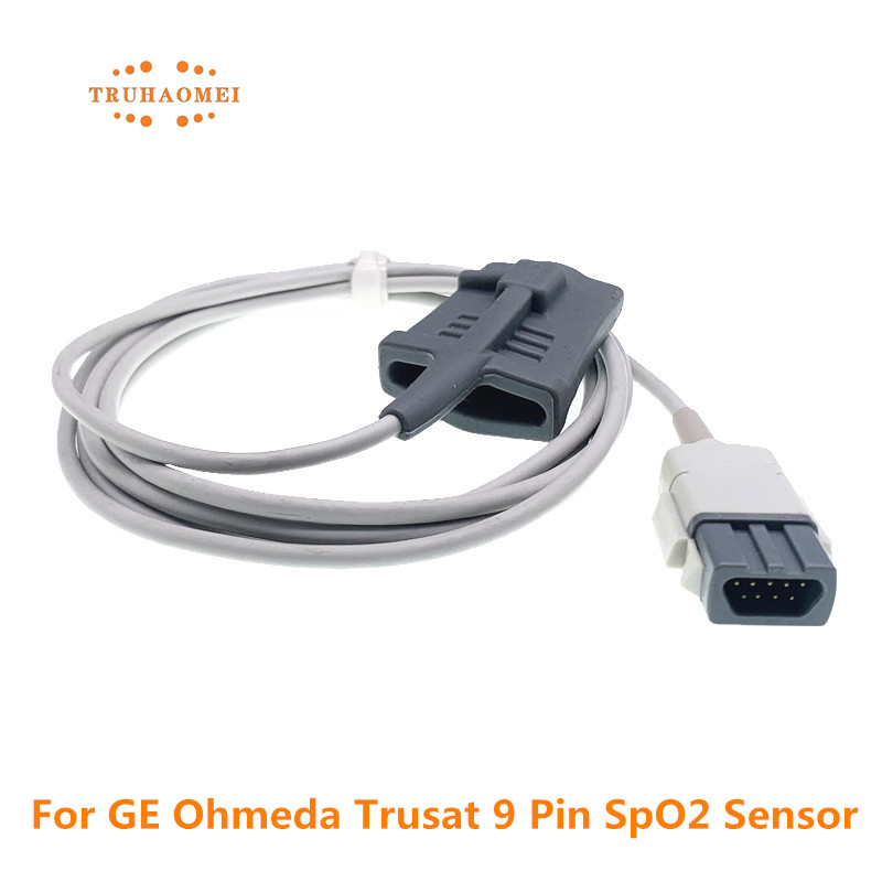 Tech Accessories Types - GE Ohmeda Trusat 9ピンパルスオキシメーター用SpO2センサー 全サイズ 大人/子供/新生児用