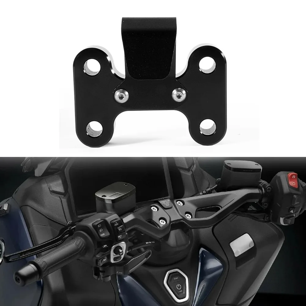 Tech Accessories Shop - ヤマハTmax 560 Tech Max 2022-2025用バイクアクセサリー ハンドルバーライザーマウントクランプアダプター
