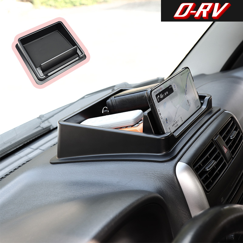 Tech Car Accessories - 車のダッシュボード収納ボックスセンターコンソールオーガナイザートレイ電話ホルダースズキジムニー JB33 JB43 2007-2017 インテリアアクセサリー