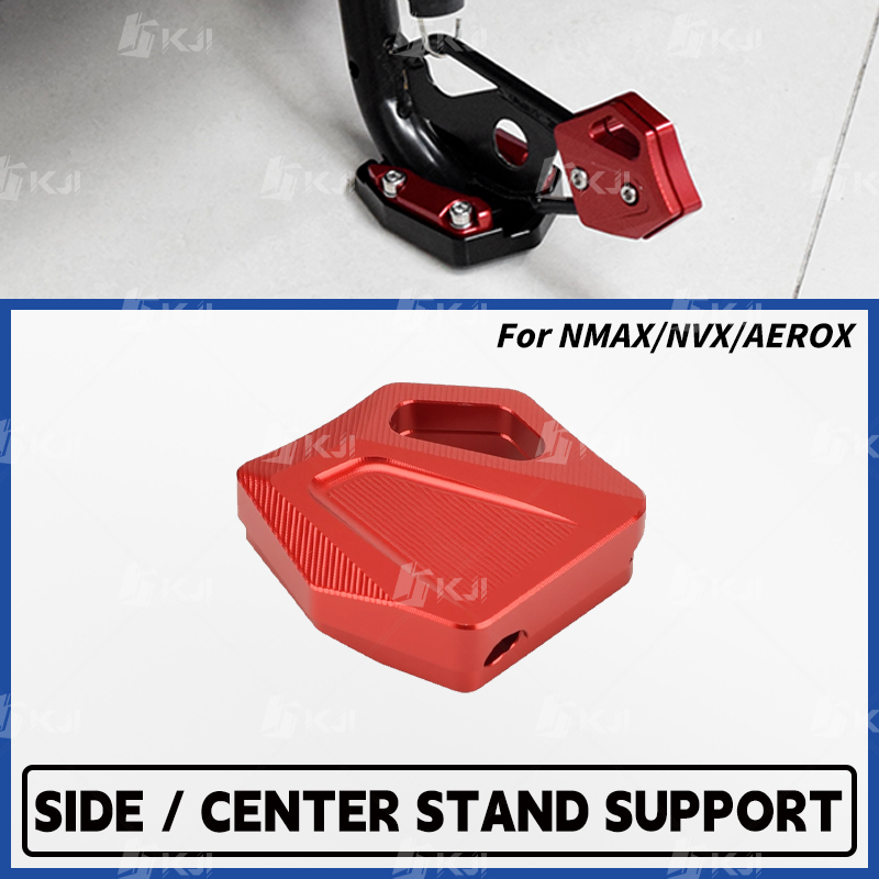 Nmax Tech Max Accessories - ヤマハ NMAX/NVX/AEROX 160/155/125/ターボ/テックマックス/ネオ/アルファ片面キックスタンド引伸パッドサポートカバーアクセサリー