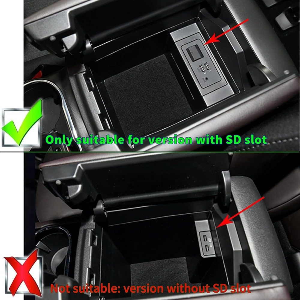 車の中央アームレスト収納ボックス,車内アクセサリー,隠しAB - Tech Car Accessories のレビューと価格