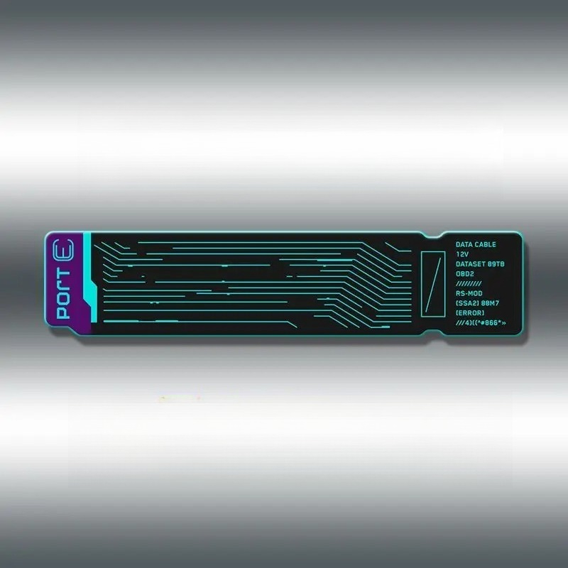 1PC サイバーパンクテックラベルグラフィックステッカー、防 - Tech Gear Accessories のレビューと価格