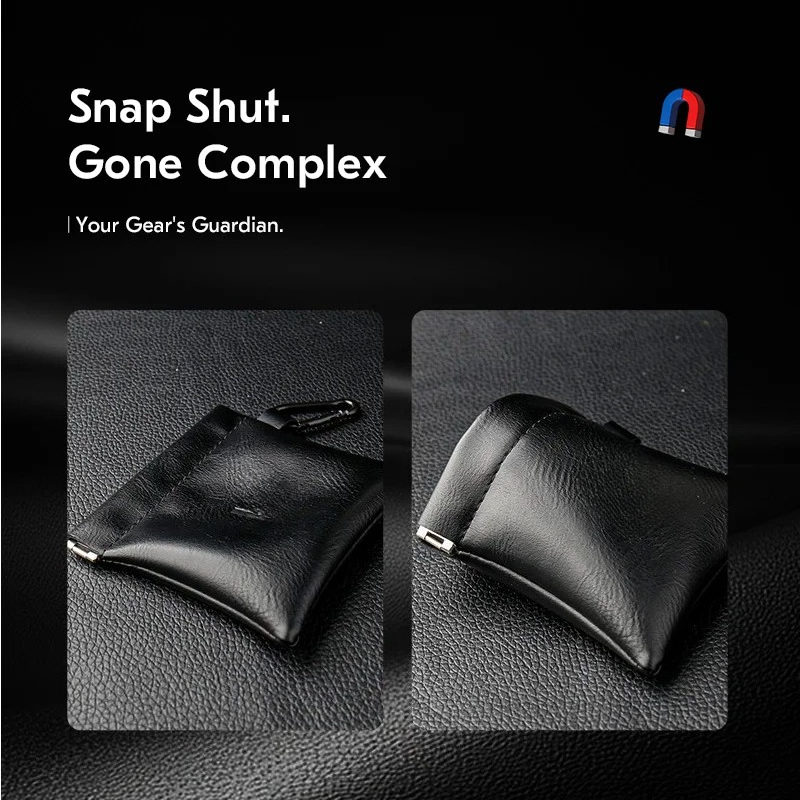 プラスケースイヤホンボックス自動閉鎖式正方形ポータブル圧縮破 - Tech Accessories Storage のレビューと価格
