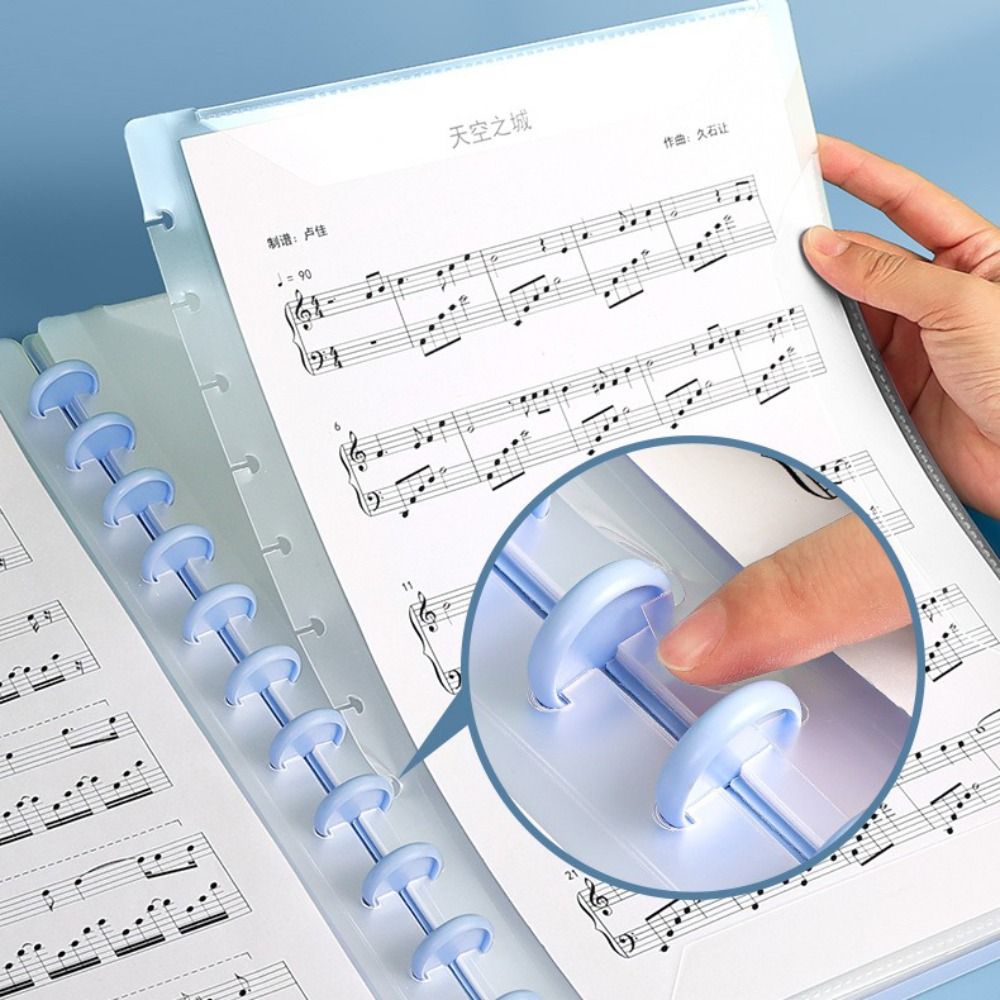 クリエイティブなプラスチック製楽譜フォルダ A4 フレキシブ - Document Scanner Portable のレビューと価格