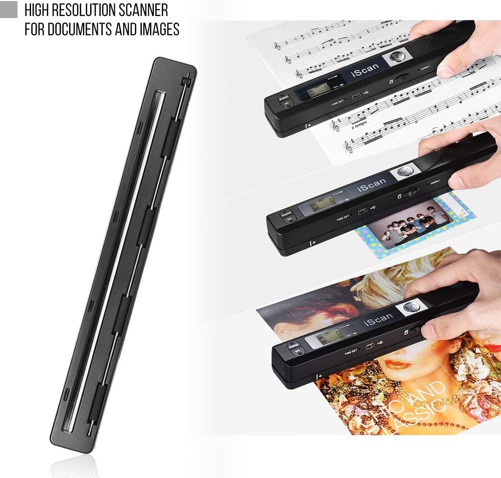 Iscan-ハンドヘルドワイヤレスiscanスキャナー,a4 - Document Scanner Portable のレビューと価格
