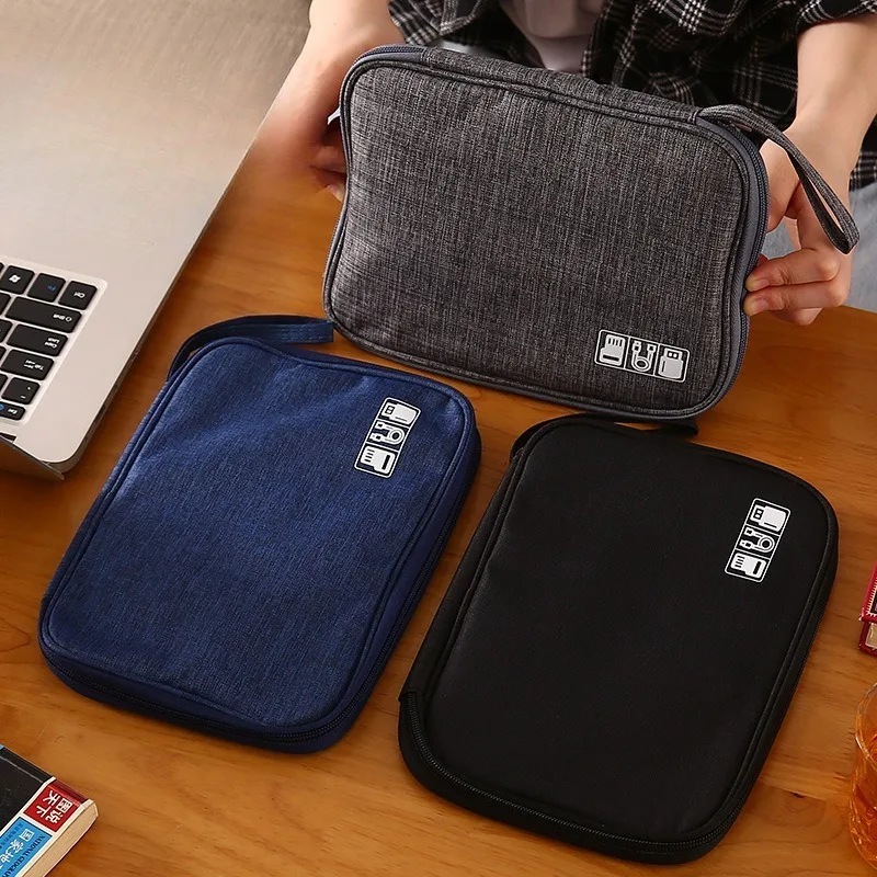 多機能収納袋電子アクセサリーオーガナイザーポータブル USB - Tech Woven Accessories のレビューと価格