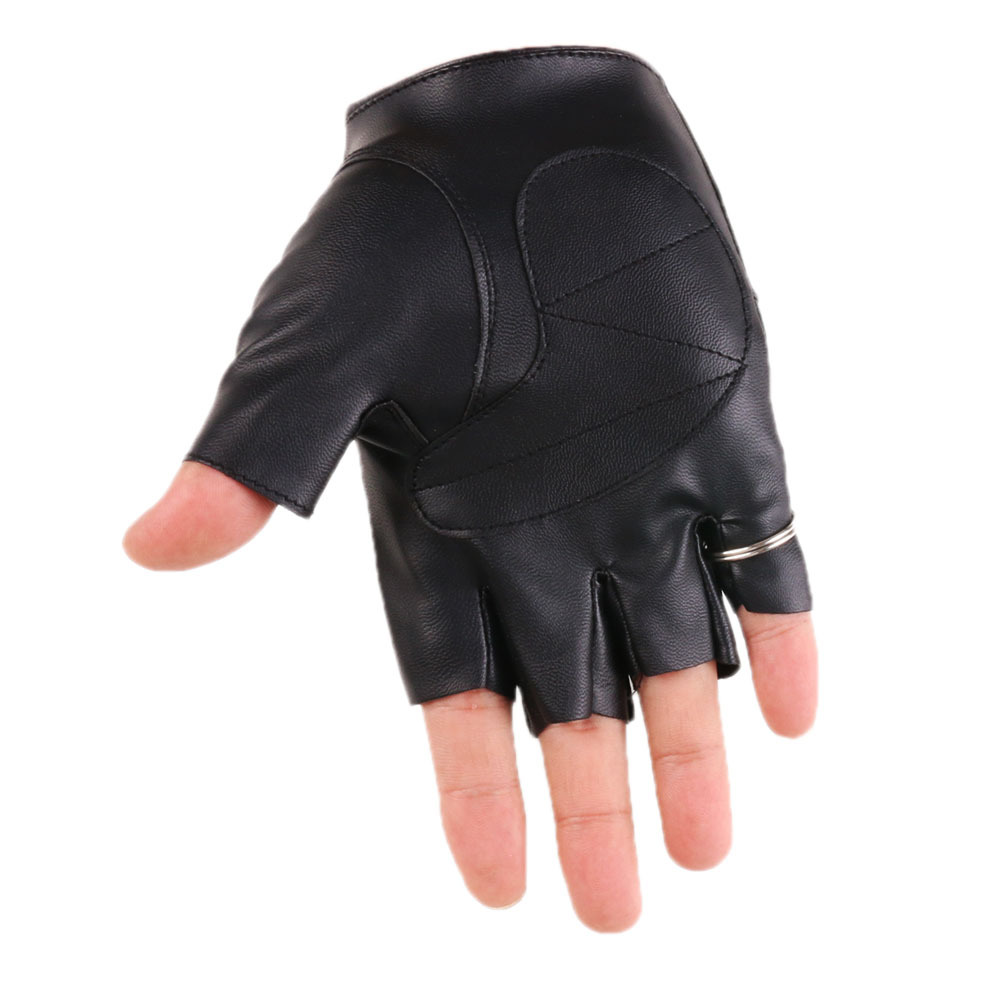 スカルリベット手袋ストリートダンス男性ファッションパンクカッ - Tech Wear Accessories のレビューと価格