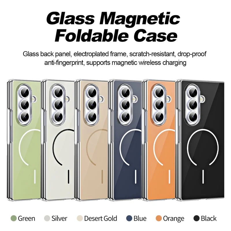 ガラス製マグネット式折りたたみスマホケース Samsung  - Tech Accessories Business のレビューと価格