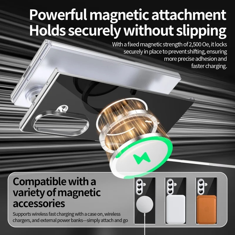 ガラス製マグネット式折りたたみスマホケース Samsung  - Tech Accessories Business のレビューと価格