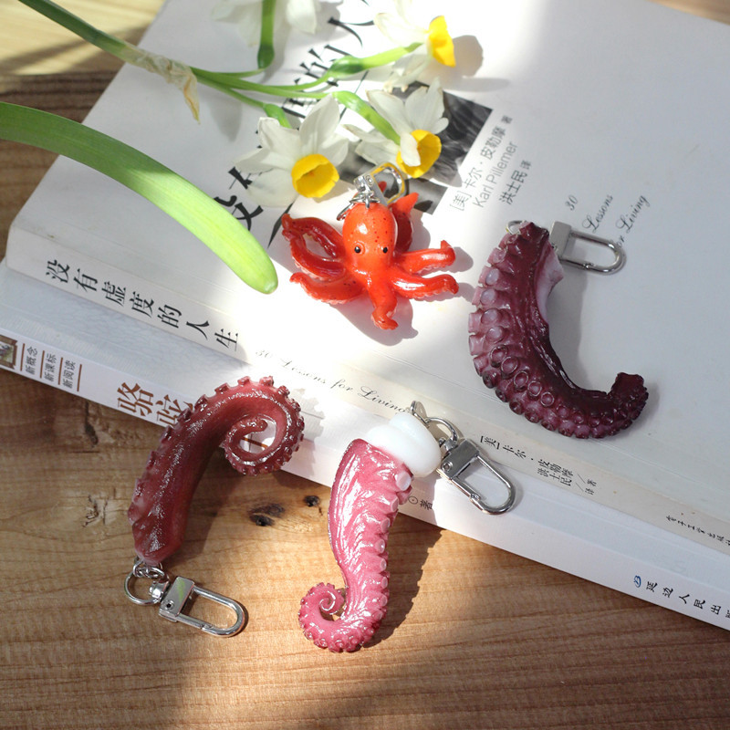 シミュレーションクリエイティブタコの爪タコモデル車のキーチェ - Tech Girl Accessories のレビューと価格
