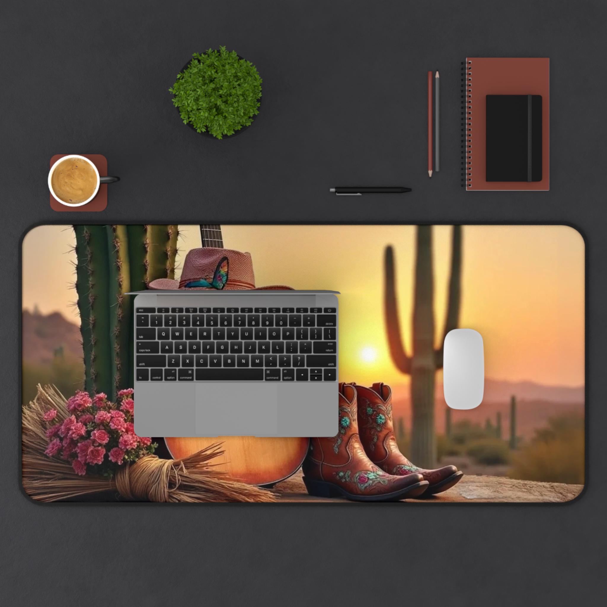 デザートギターマウスパッド、サボテンギター愛好家へのギフト、 - Tech Girl Accessories のレビューと価格