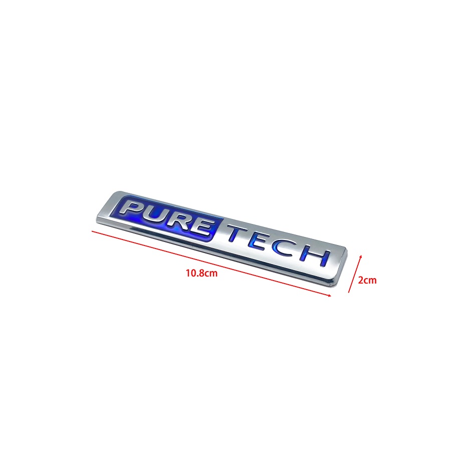 3Dプレミアムピュアテックエンブレム（3008、4008、5 - Tech Accessories Logo のレビューと価格