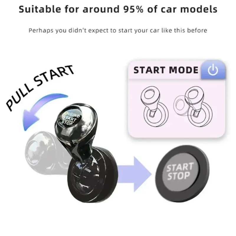 レトロジョイスティック装飾車ワンタッチスタートボタンプッシュ - Tech Car Accessories のレビューと価格