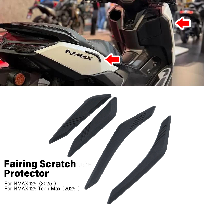 サイドフェアリングスクラッチプロテクターヤマハ N-MAX  - Nmax Tech Max Accessories のレビューと価格