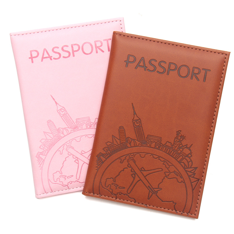 グローバルフライトプリントパスポートホルダー レザーパスポー - Tech Accessories For Travel のレビューと価格