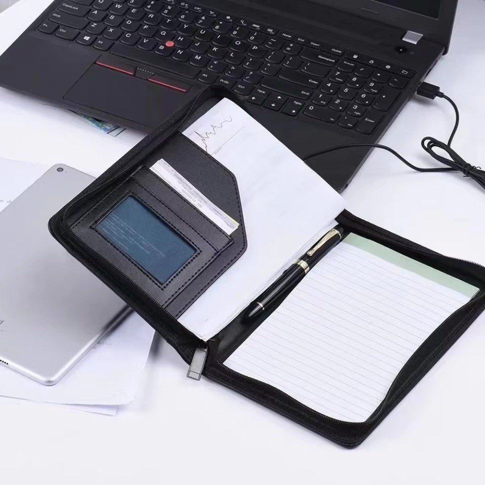 ポータブル A5 ビジネスポートフォリオ PU レザー多機能 - Document Scanner Portable のレビューと価格