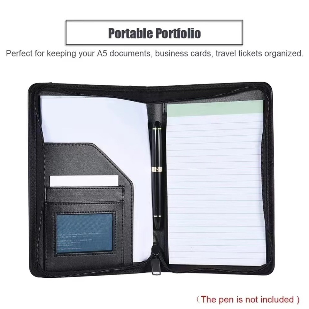 ポータブル A5 ビジネスポートフォリオ PU レザー多機能 - Document Scanner Portable のレビューと価格
