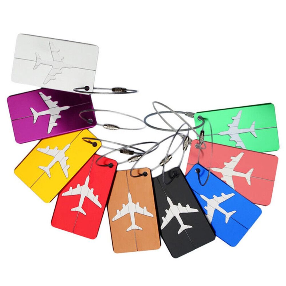 トラベルバッグ用の再利用可能なアルミニウム製ラゲッジタグ,収 - Tech Accessories For Travel のレビューと価格