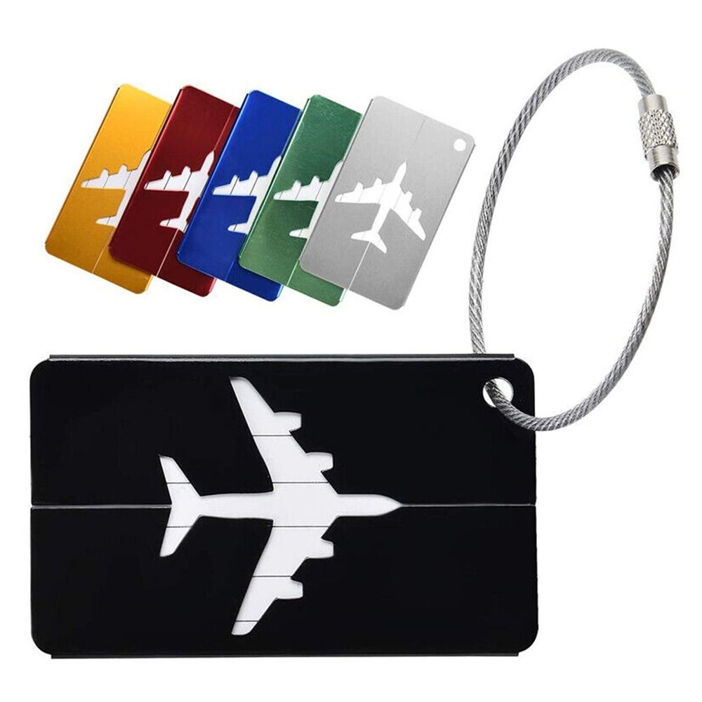 トラベルバッグ用の再利用可能なアルミニウム製ラゲッジタグ,収 - Tech Accessories For Travel のレビューと価格