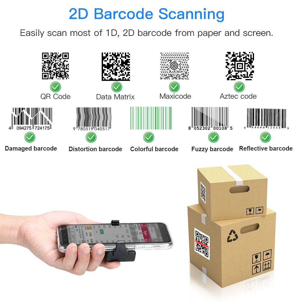 Eyoyo-調整可能なバッククリップオンバーコードスキャナー - Document Scanner Portable のレビューと価格
