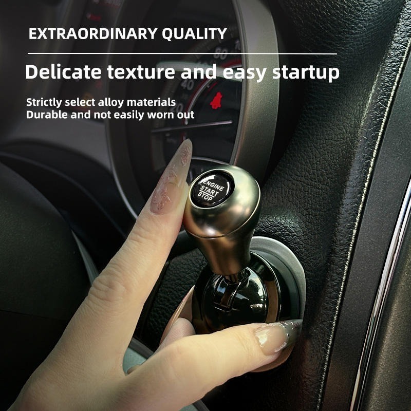 ワンタッチスタートボタン付きプッシュスタートロッカーレバーレ - Tech Car Accessories のレビューと価格