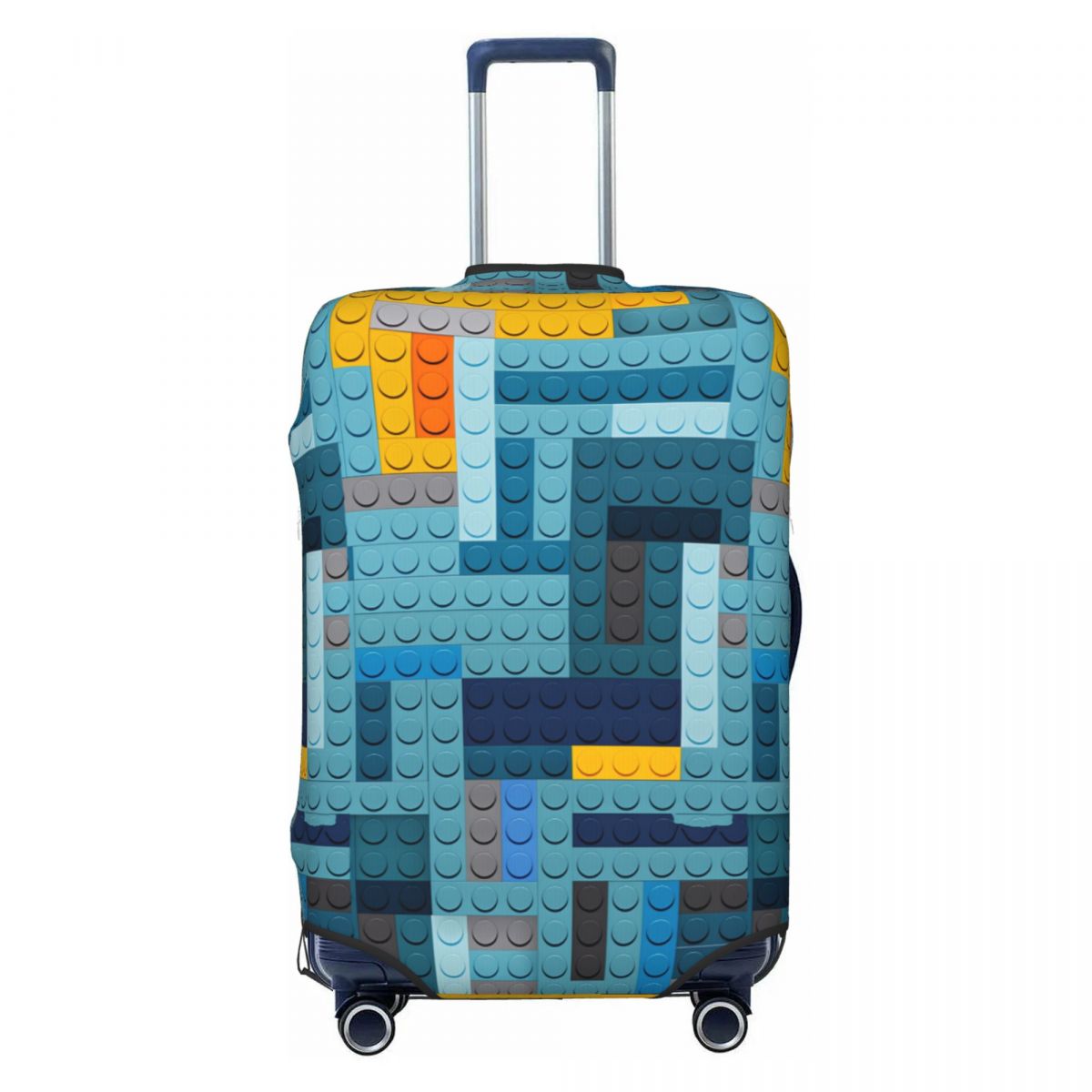 ブルーテックピクセルビルディングブロックテクスチャスーツケー - Tech Accessories Business のレビューと価格