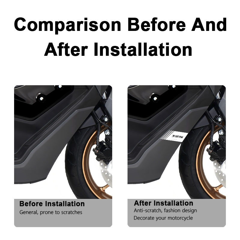 POSFIRA オートバイフェアリングステッカービニールデカ - Nmax Tech Max Accessories のレビューと価格